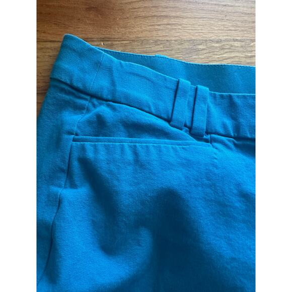 Lane Bryant 26 Teal Blue Cropped Pants - Picture 4 of 6